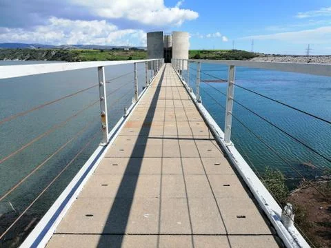 Water dam Stock-Fotos