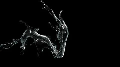 Water dance splash background  Stock Photos