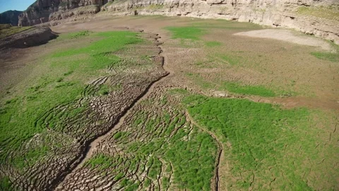 Water-deficient river Stock-Footage 174213255