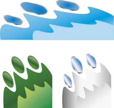 Water Design Elements Stock Illustration