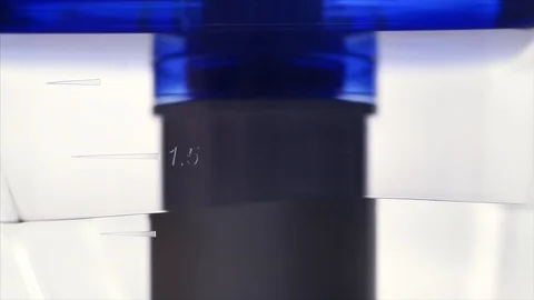 Water in the desktop water filter Stock Footage 99905074