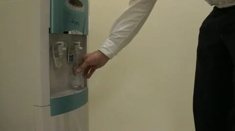Water dispenser Video stock 20487211
