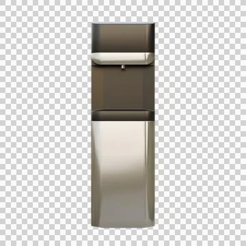 Water Dispenser Front View 3D Render Illustration Stock Illustration