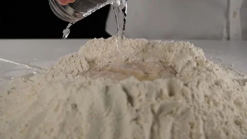 Water for dough Stock Footage 228988685