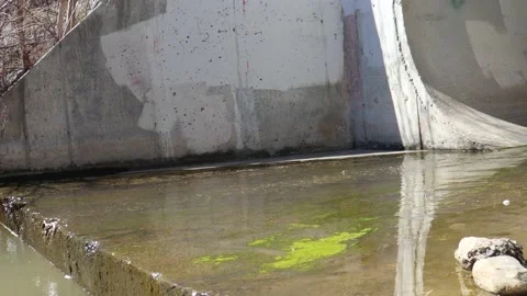 Water Drainage, close up Stock Footage 238027239