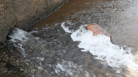 Water drainage Stock Footage 100940013