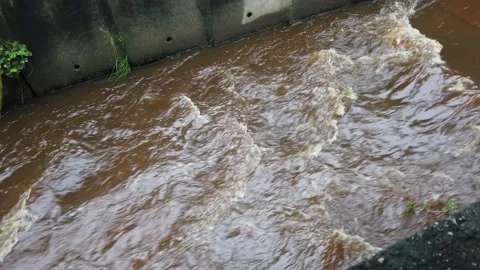Water drainage system Stock Footage 145962106