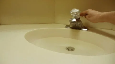 Water draining from sink 動画素材 10841633