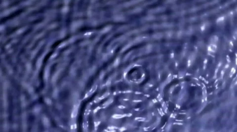 Water drip surface Stock Footage 671592