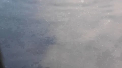 Water dripping into black pan Video stock 150232193