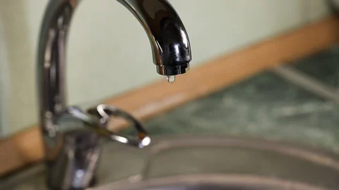 Water is dripping down Stock Footage 94868138