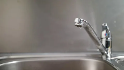 Water Dripping From a Tap Stock Footage 82632092