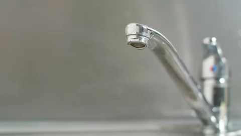 Water Dripping From a Tap Stock Footage 82632291