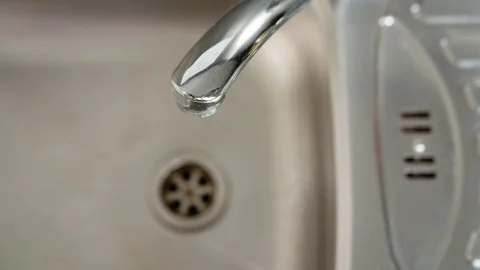 Water Dripping From a Tap Stock Footage 82633827