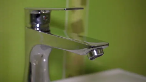 Water Dripping From The Tap Stock-Footage 146890669