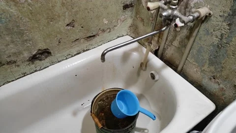Water dripping from the tap Stock Footage 147117163