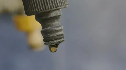 Water dripping from the tap Stock Footage 196952648