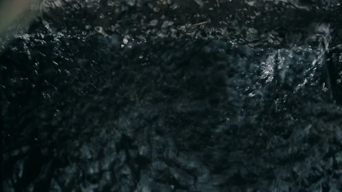 Water drips on the stream Stock Footage 102098721