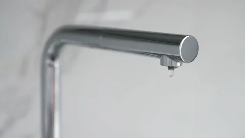 Water drips from the tap Stock Footage 231795089