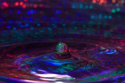 Water drop abstract Stock Photos