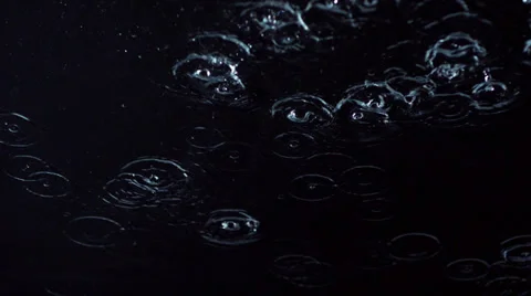 Water drop and ripple, Slow Motion Stock Footage 24773236