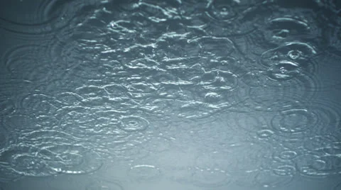 Water drop and ripple, Slow Motion Stock Footage 24898705