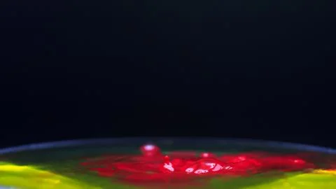 Water drop and splash Stock Photos