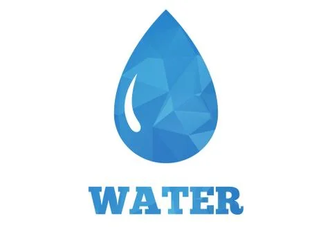 Water drop background Stock Illustration