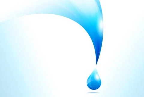 Water Drop Background Stock Illustration