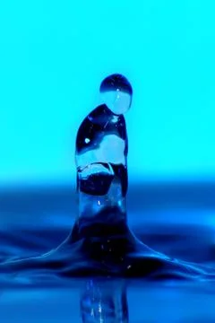 Water drop as background Stock Photos