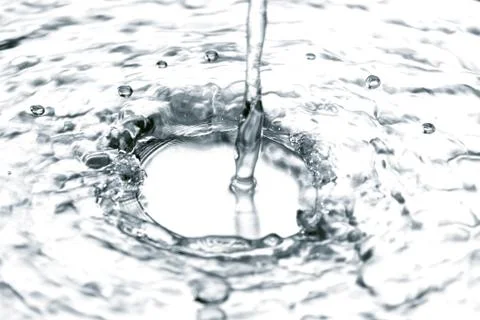 Water drop as background Stock Photos