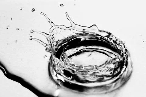 Water drop as background Stock Photos