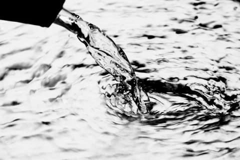Water drop as background Stock Photos