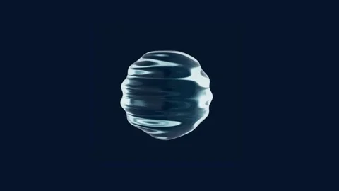 Water drop on black background, seamless looping Stock Footage 308036977