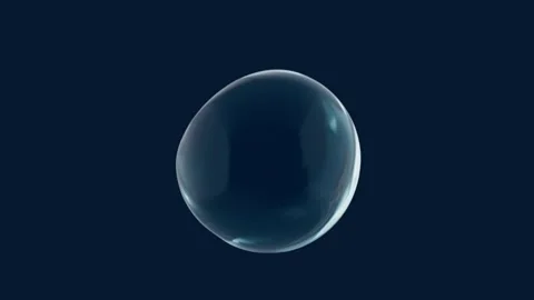 Water drop on black background, seamless looping Stock Footage 308036978