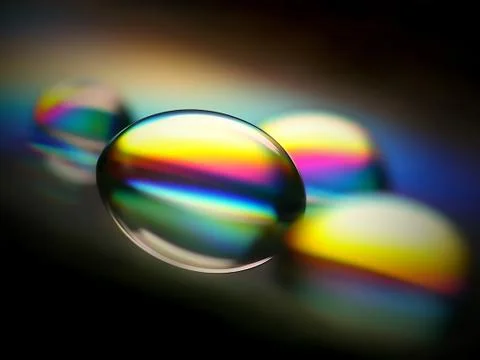 Water drop on cd Фото
