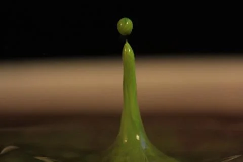 Water drop close up Stock Photos