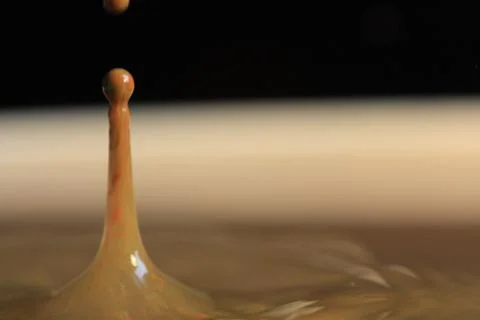 Water drop close up Stock Photos