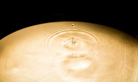 Water drop close up Stock Photos