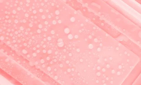 Water drop cold pink background pattern surface circle droples rain Stock Photos