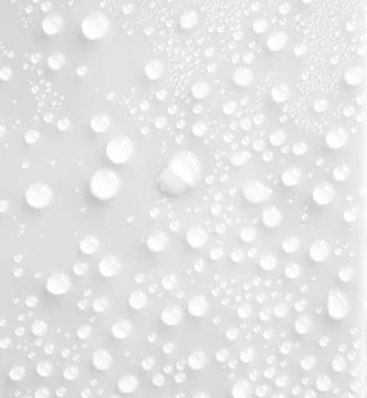 Water drop cold white background pattern surface circle droples rain Stock Photos