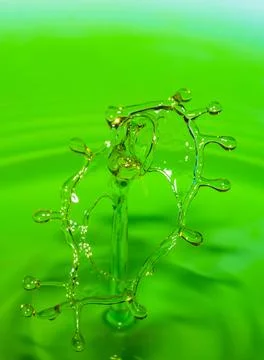 Water Drop Collision Stock Photos
