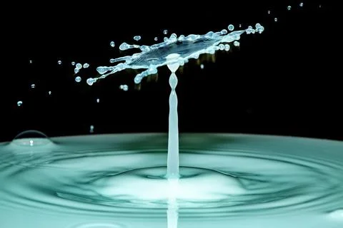 Water Drop Collision Stock Photos