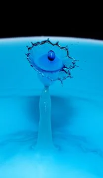 Water Drop Collision Stock Photos