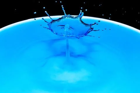 Water Drop Collision Stock Photos