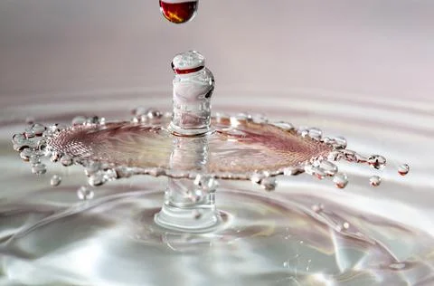 Water Drop Collision Stock Photos