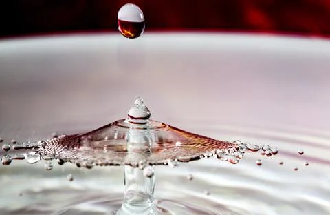 Water Drop Collision Stock Photos