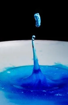 Water Drop Collision Stock Photos
