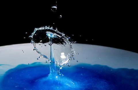 Water Drop Collision Stock Photos