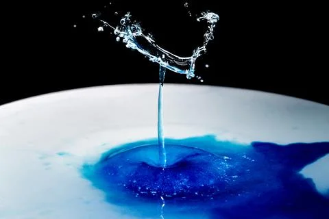 Water Drop Collision Stock Photos